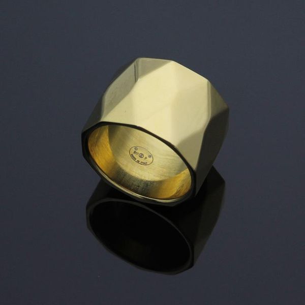 

2020 designer jewelry wide Diamond Ring 18K gold foreign trade couple ring
