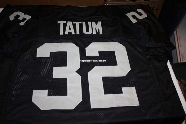 

retro jack tatum #32 custom home mitchell & ness jersey black stitching men's football jerseys rugby, Gray