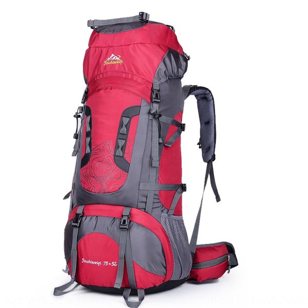 

pvya7 professional mountaineering bag 80l mountaineering bag sports men's and women's tent outdoor boarding large capacity travel