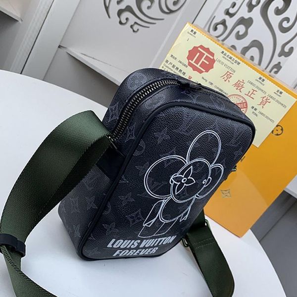 

luxury designer new arrival mens crossbody bags fashion style shoulder bags zipper casual leather crossbody men bag with origin box