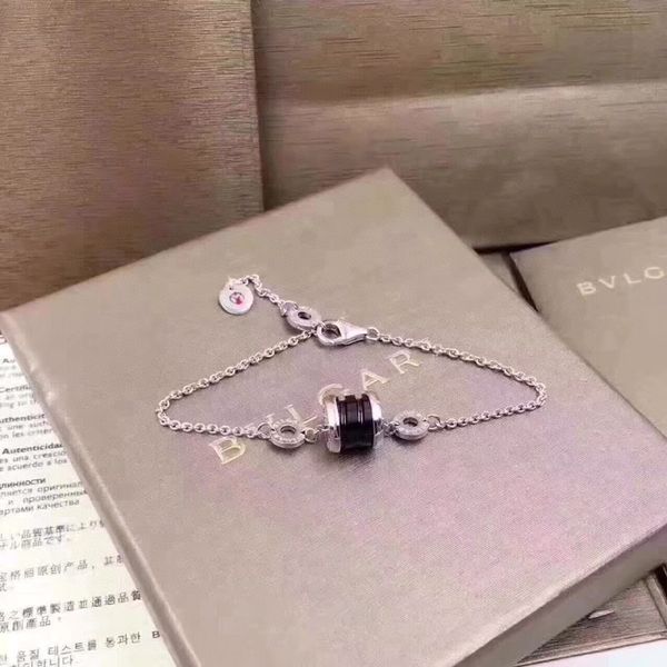 

black ceramic bracelet 925 silver ring hand vibrato red waistline fashion students to send his girlfriend a birthday gift