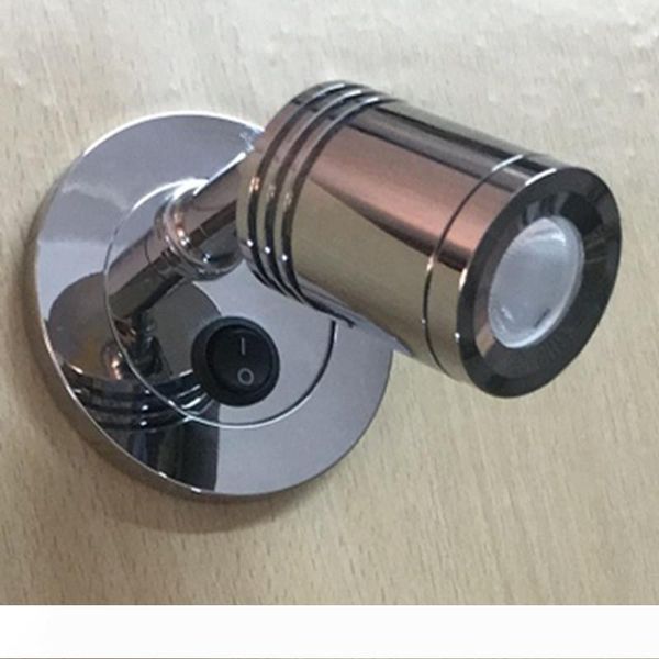 

ch ressessed wall lamp grooved cylindrical head focusing lens 30 degree discrete blackpate with integral rocker switch for house rv boat