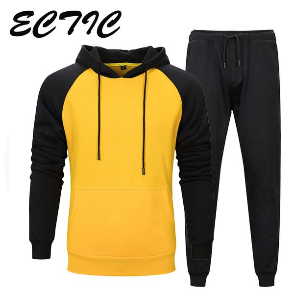 

2020 gym running sets sportswear suit men sport tracksuits fitness cotton hoodie pants sets jogging men leisure suits, Black;blue