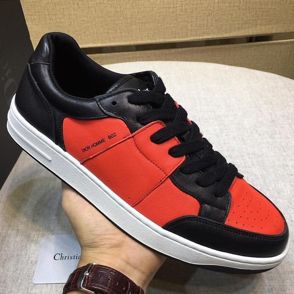 

luxury b02 sneaker in calfskin men 's shoes sports plus size shoes chaussures pour hommes fashion sneakers flats platform