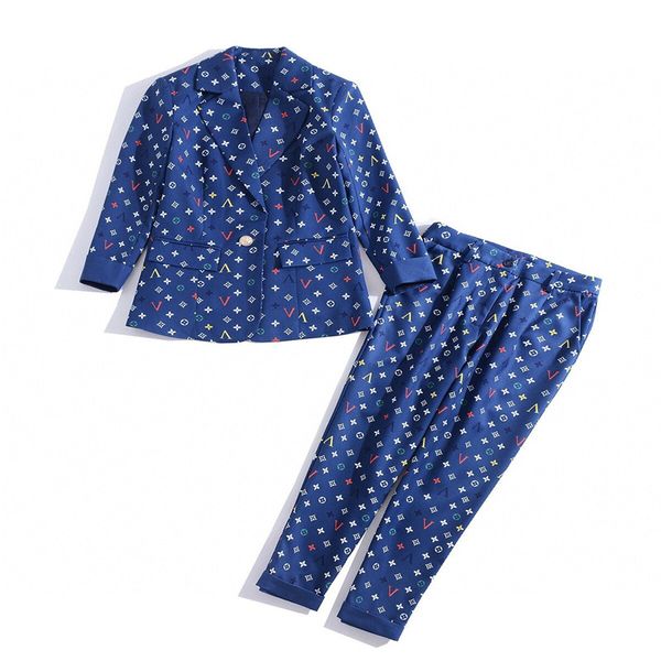 

2020 оригинал синхронизировать land v новой спортивной пресбиопии блейзер и пресбиопии спортивных двухкусочных брюк одевают свободную перево, Black