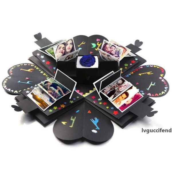 

diy scrapbook p for valentine wedding gift hexagon surprise explosion box for valentine s day gifts