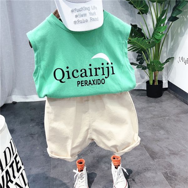 

children's baby boy summer children's waistcoat baby boy's vest vest thin cool 2020 summer sleeveless boy, Blue