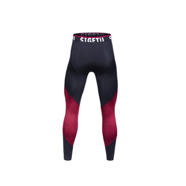 

nice new men running cycling tights legging compression sport leggings gym men fitness sportswear training pants im, Black;blue