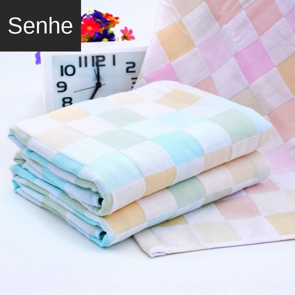 

pure cotton gauze children's square quilt infant's square bath towel double-layer gauze children's cover towel high yang