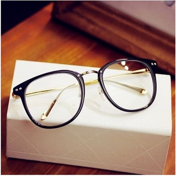 

korean style ultra light and generous men's and women's plain frame fashion 2927 glasses frame glasses, Silver