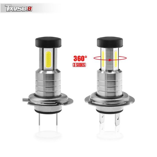 

2pcs car h7 led headlight bulbs 12v 24v 110w 30000lm headlight conversion kit bulb high or low beam 6000k