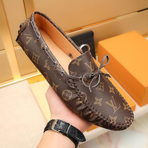 

men shoes fashion luxury porto vecchio mocassin casual mens shoes with box chaussures pour hommes flats fashion design luxury drop ship