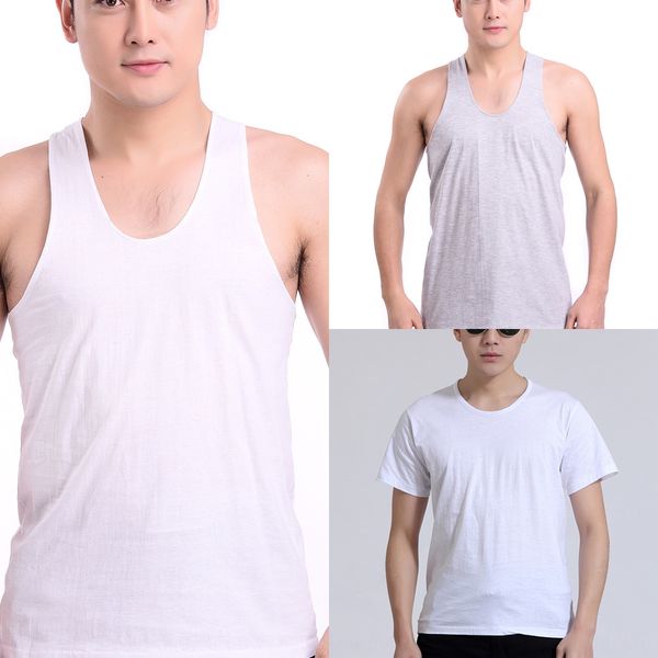 

usoca breathable sweat-absorbent cotton for middle- and elderly middle t-shirts summer breathable sweat-absorbent cotton undershirt for midd, White;black