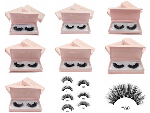 

epacket 1 pair of 3d mink eyelashes natural thick false eyelashes