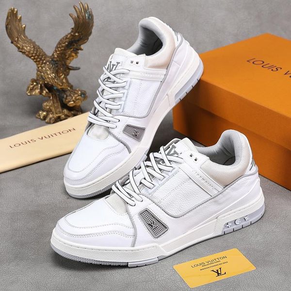 

luxury men shoes sneakers fashion breathable zapatos de hombre mens casual shoes luxury trainer sneaker l57 chaussures pour hommes vintage, Black