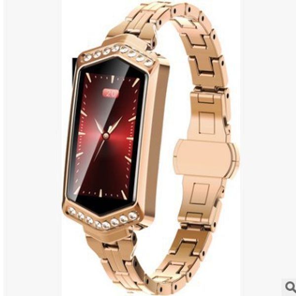 

bluetooth smart bracelet waterproof wearable intelligent health monitor gps pedometer calorie sports smart watch 4 colors