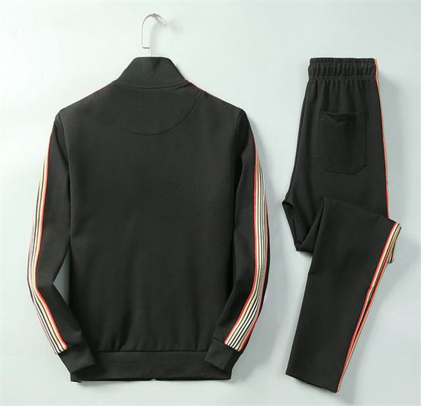 

2020 дизайнер tracksuit мужчины роскошные мужские костюм брюки осень марка мужские костюмы jogger костюмы куртка + брюки наборы спортивная о, Gray