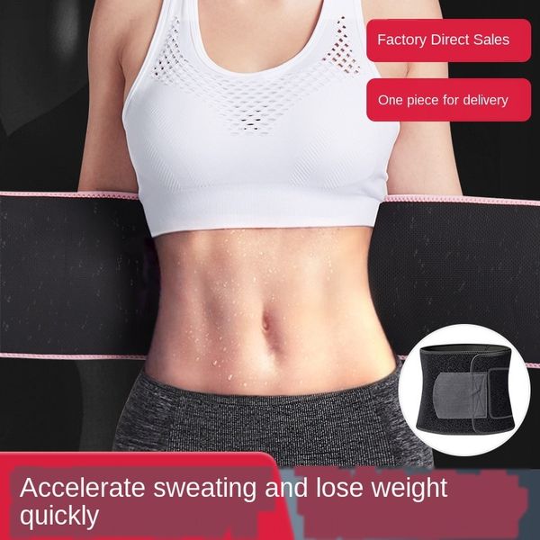 

k0xgv sports tiktok same type of sweat motion combustion tiktok burning belt waist protection fitness postpartum abdomen belt men's and, Black;gray