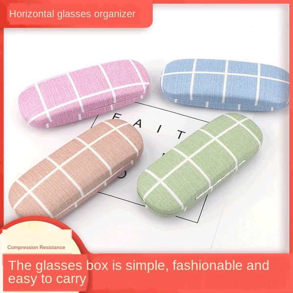 

storage case case storage glasses box hipster blue pink brown green men's and women's portable glasses box