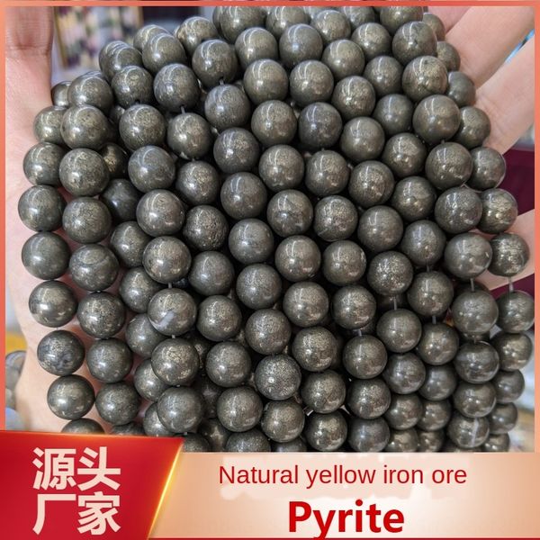 

euphx pyrrte scattered stone round natural pyrrte scattered accessories natural stone beads round beads accessories sa, Silver
