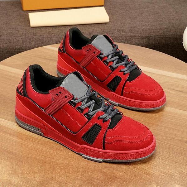 

new arrival trainer sneaker mens shoes autumn and winter vintage breathable style footwears comfortable lace -up casual low men shoes, Black