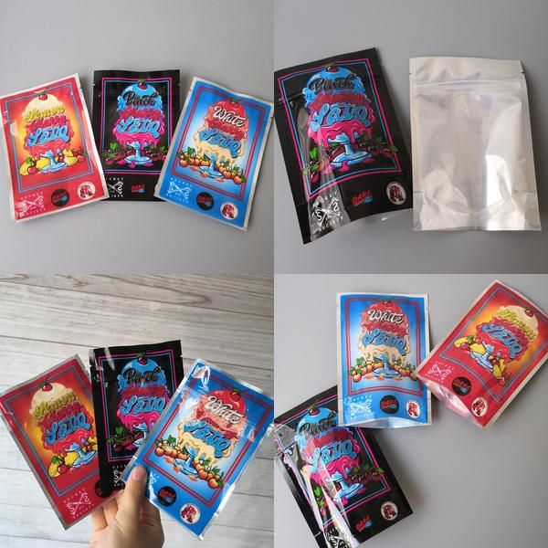 

white/black/lemon cherry lato packbackboyz bags resealable zipper seal for freshness childproof flowers packing cherry lato mylar bags eakvb