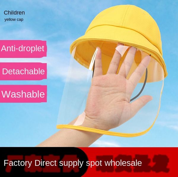 

1m1ya children's korean protective baby anti-flying foam small yellow protective fisherman fisherman hat hat infant garden primary scho, Blue;gray