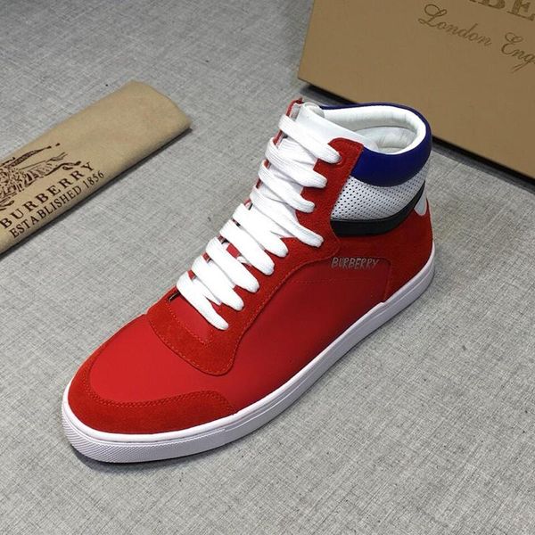 

new arrival sports mens high shoes fashion autumn and winter footwears plus size lace -up luxury men boots scarpe da uomo, Black