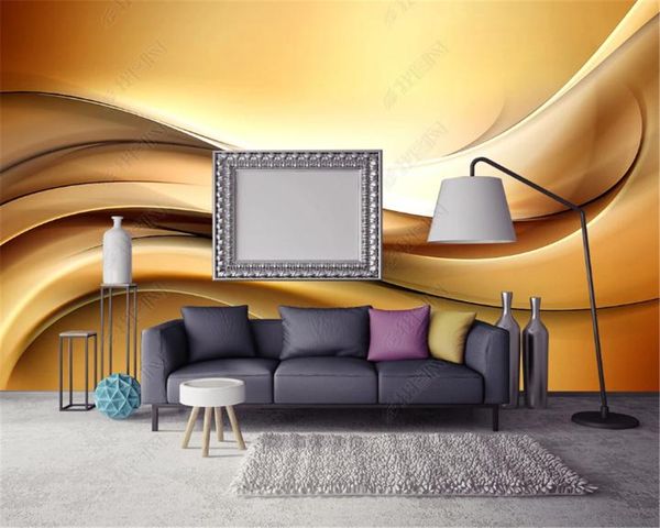 

customized luxury golden 3d wallpaper creative atmosphere modern art light decoration wall paper wallpaper