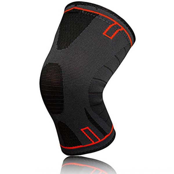 

saibick new sports non-slip riding mountaineering kneepad outdoor basketball basketball running fitness breathable kneepad, Black;gray
