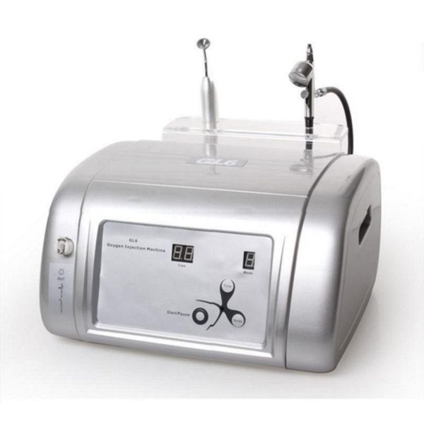 

latest design oxygen facial machine oxygen water machine acne treatment dark circles machine with oxygen spray, Black;white