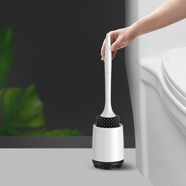 

toilet brush high holder stand guard long handle bathroom cleaning tool