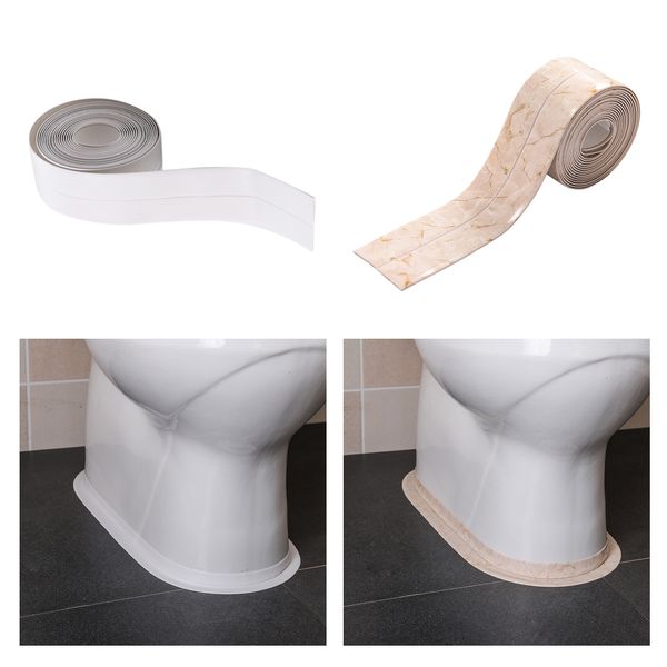 

2pcs 3.2m silicone seal caulk strip for kitchen shower door self adhesive