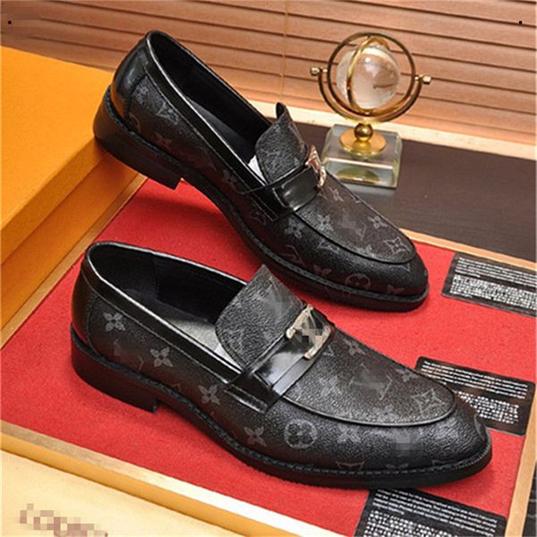 

new arrivals designers luxury brands derby shoe for man dress shoe comfortable leather durable office dress shoe, Black