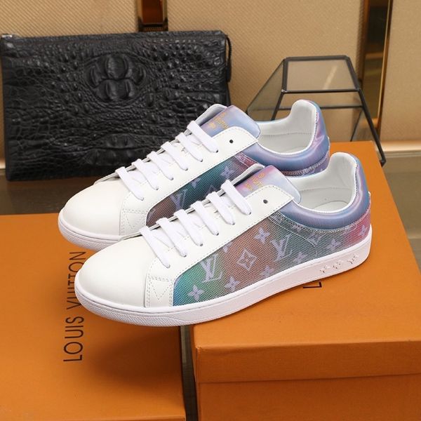 

2020 m16 fashion trend mens designer shoes leather breathable luxury shoes lace-up casual hiker shoes mens sneakers, Black