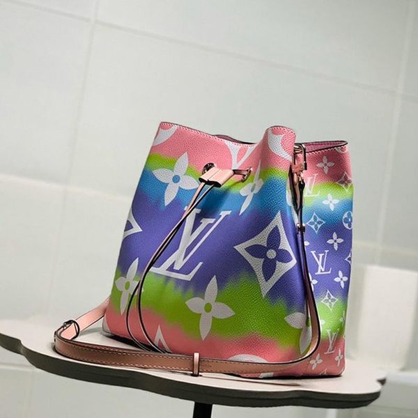 

womens leather bucket bags handbag drawstring shoulder bag drop ship fashion classic ladies messenger crossbody bags