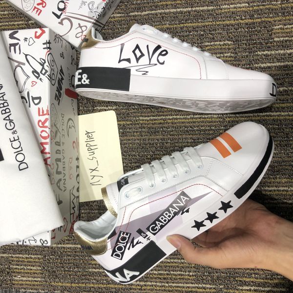 

2020y high-end leather men and women low-casual shoes, fashion wild couple sports shoes, men and women party shoes, size: 35-45