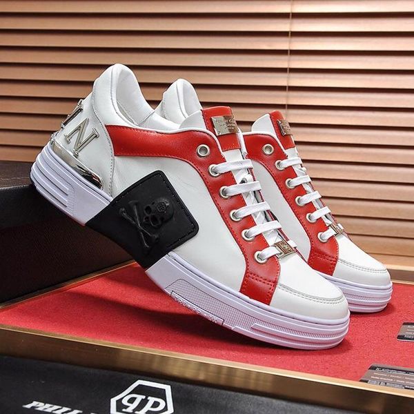 

men shoes fashion lace -up design luxury phantom kick $lo -mixed materials herren schuhe fashion type rubber soles sneakers
