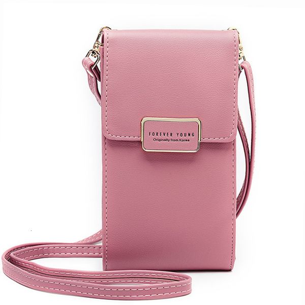 

multi function small shoulder bag for women with card cell phone pocket pu leather ladies crossbody purse female messenger bags