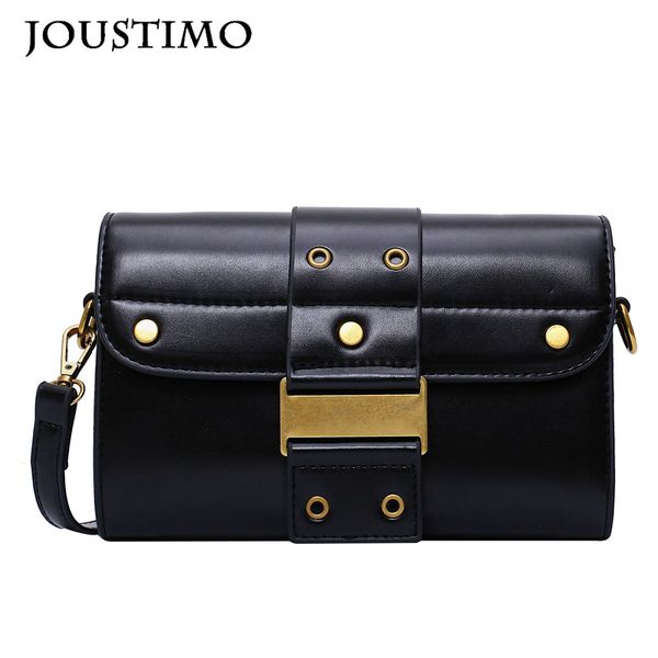 

2020 retro designer lady shoulder bag pu leather rivets hasp square flap phone purses women shoulder crossbody bags