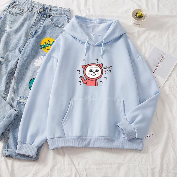 

oversize hoodies cotton harajuku cartoon aesthetic graphics print sweatshirt sweat coat casual hoodie women hoody streetwear, Black