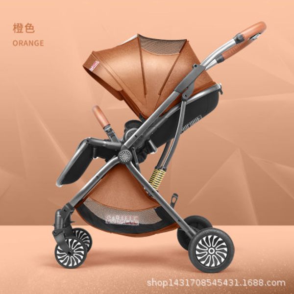 

two-way high-view baby stroller lightweight -absorbing folding baby stroller armchair for kids