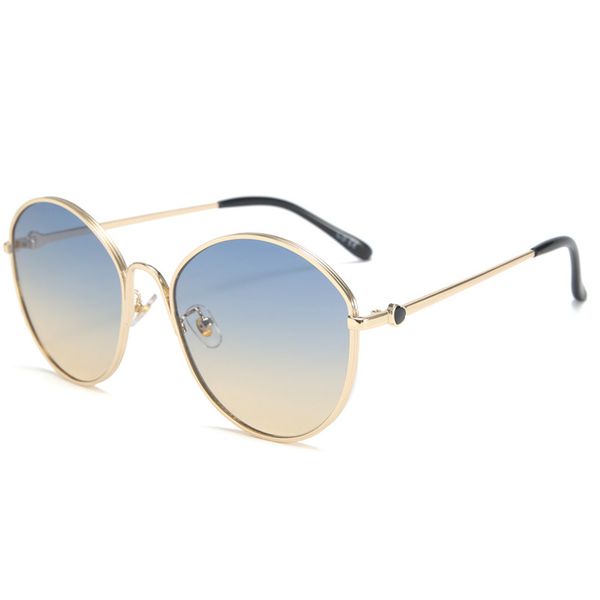 

denisa gradient lens sunglasses women 2020 fashion cat eye sunglasses girls vintage oval glasses retro uv400 gafas de sol g5511, White;black