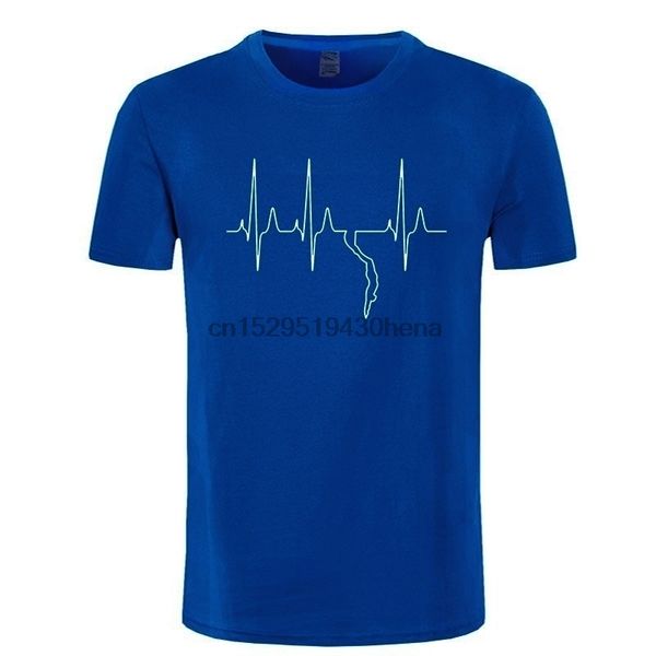 

100% cotton sports tee mens heartbeat iving shirt t shirt print tee, White;black