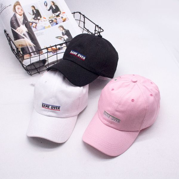 

soft children' summer letter casual all-match sun baseball cap baseball cap hat simple student sun hat, Blue;gray