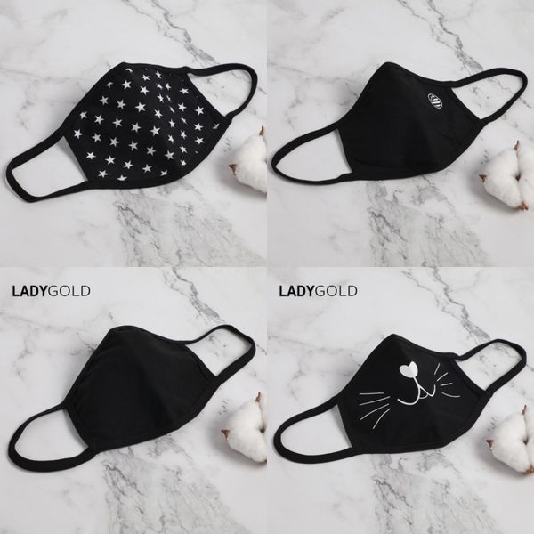 

led ligt up rave mask dener fa mask fa masks famask luminous glowing masks for party festival dancing gift,7 colors dl#264, Black