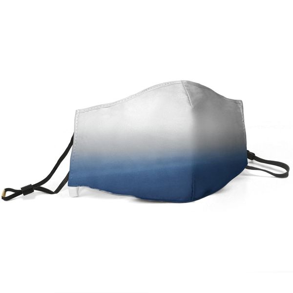 

женщины мужчина маска пыли маски муфельного-синий серебряный белый отпечатано с регулируемой ear hook mas, Silver