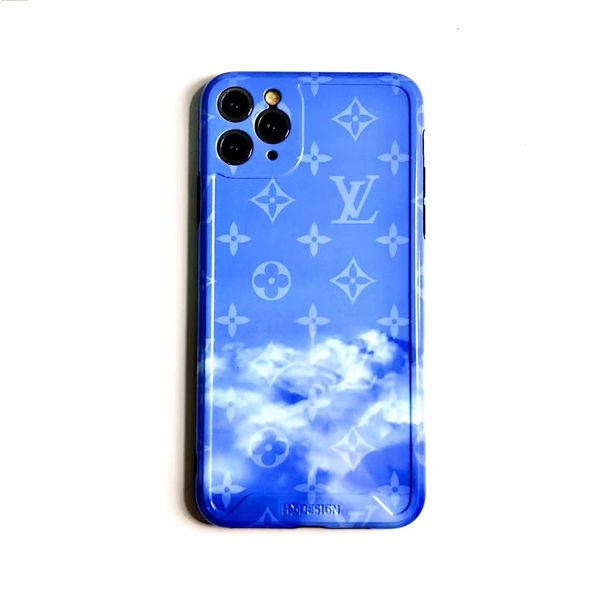 

starry sky and blue sky + suitable for iphone 11pro max mobile phone case design x s r 8 7 plus shockproof back cover