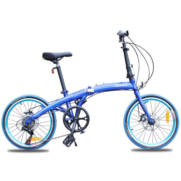 

mountain bike ultra-light mini folding bike 20-inch front and rear disc brake road bike student gift customization
