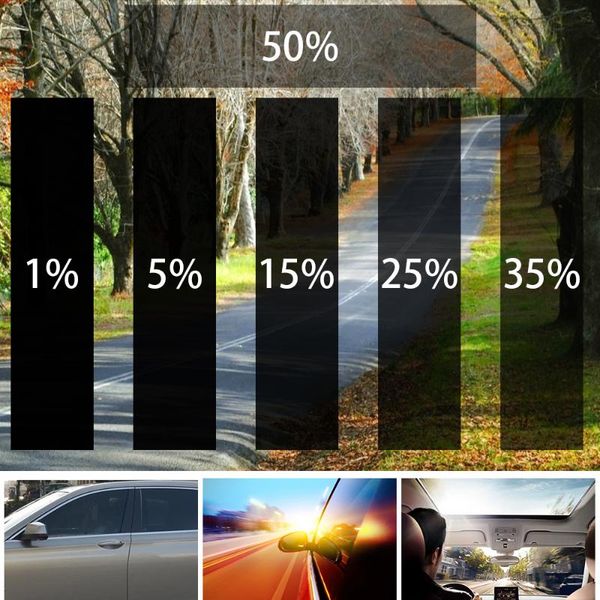 

1% / 5% / 15% / 25% / 35% / 50% автоаксессуары авто главной glass window колеровка пленки скребок крыша автомобиль оконная пленка стекло